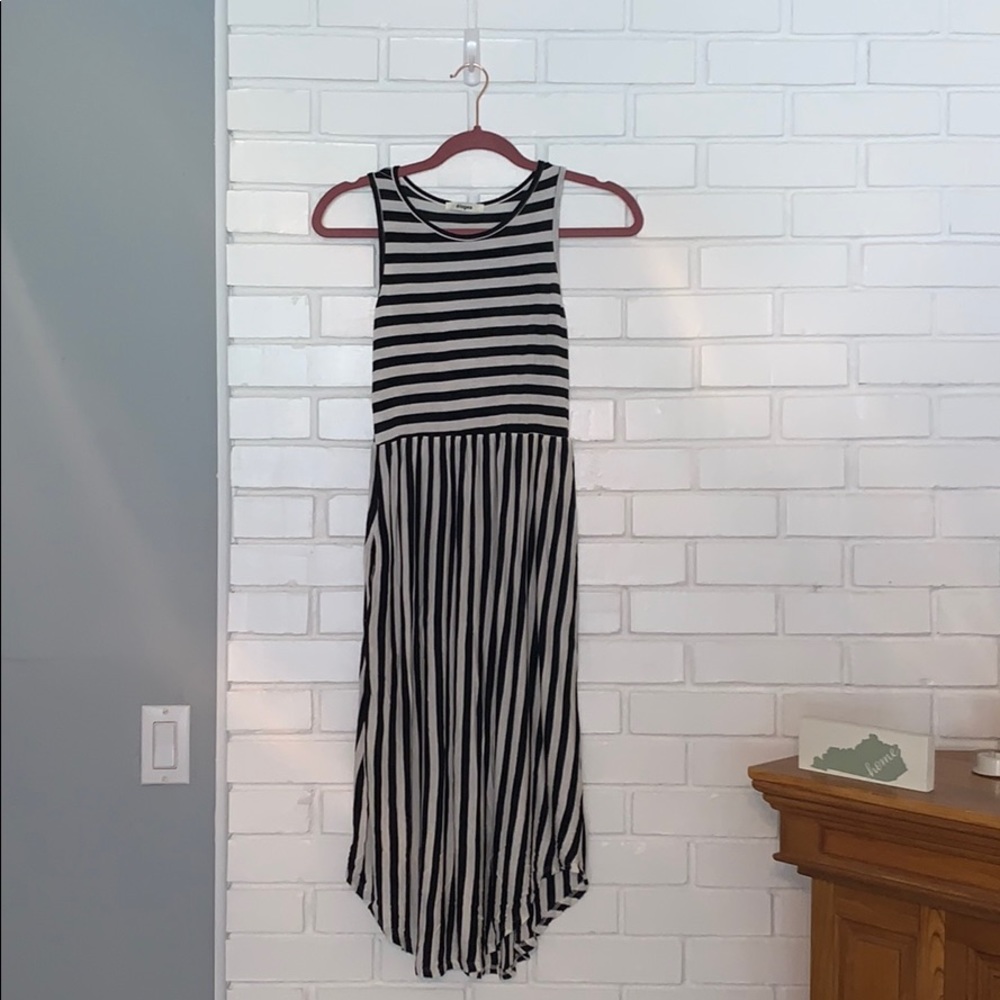 Black & White Striped Dress